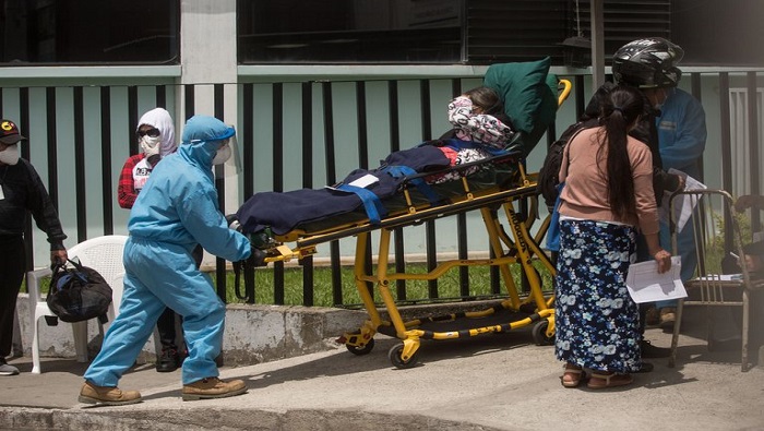Los hospitales San Juan de Dios y Roosevelt, de la capital guatemalteca, tienen sobrepoblación de pacientes de Covid-19.