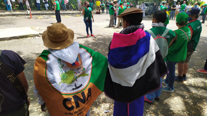 Las manifestaciones tomaron las áreas de la Universidad del Tolima para exigir derechos de los indígenas.