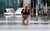 También en la prefectura de Fukuoka, las inundaciones provocaron la evacuación de un millón de personas.