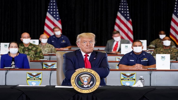 Trump se reunió con los militares del Comando Sur para conocer acerca de las operaciones que realizan sus efectivos en América Latina.