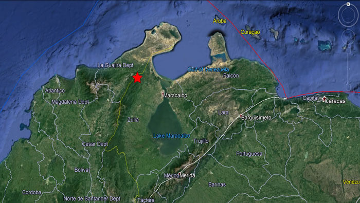 Usuarios de redes sociales afirmaron que el temblor fue sentido en Maracaibo y otras localidades del occidente venezolano.