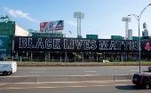 El equipo profesional de béisbol los Medias Rojas de Boston expresa su solidaridad con el movimiento Black Lives Matter.
