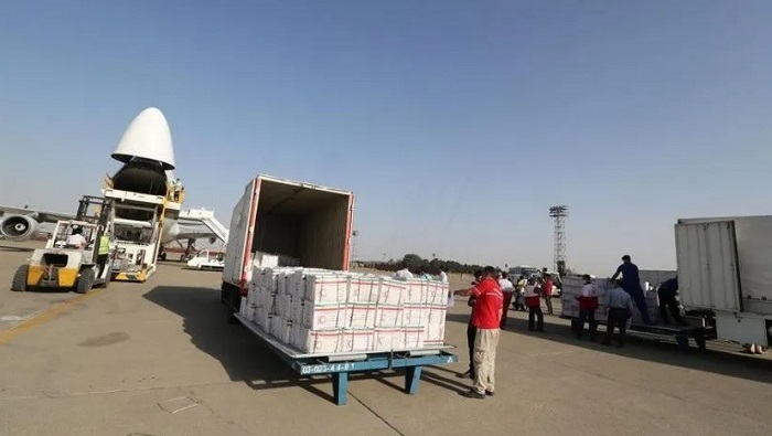 La operación de emergencia llevará diveros suministros donados por Marruecos a Líbano.