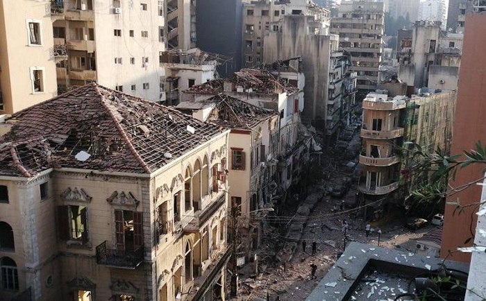 Cerca de 640 edificios con valor histórico fueron dañados en las explosiones del pasado 4 de agosto en Beirut, Líbano.