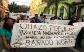 Los movilizados este viernes en Asunción demandaron la atención a los sectores más vulnerables.