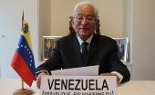 El embajador Valero subrayó que el Gobierno venezolano defiende el multilateralismo como el camino de la paz.