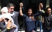 Las muestras de respaldo a Paola Pabón, Virginio Hernández y Christian González han ido en aumento dentro y fuera de Ecuador.