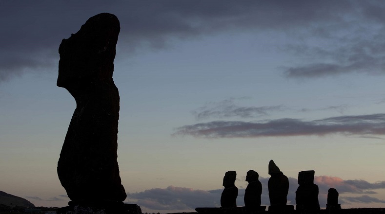 Según varios estudios, la construcción de un moai podía tardar alrededor de dos años. En tanto, para moverlo a su destino final, los expertos han establecido que pudieron haberlo hecho caminando y halando la escultura con cuerdas o a través de un trineo.