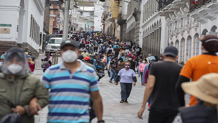 La capital de Ecuador, es la ciudad más golpeada por la pandemia al registrar 21.739 contagios.