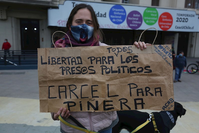 Chile vive un clima de protestas desde octubre pasado que no ha cesado, incluso en medio de la pandemia de la Covid-19.