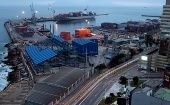 El puerto chileno de Antofagasta es el centro de la nueva huelga desatada debido a la imposibilidad de concretar un convenio colectivo de trabajo.