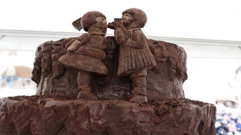 El Día Internacional del Chocolate a través de sus esculturas