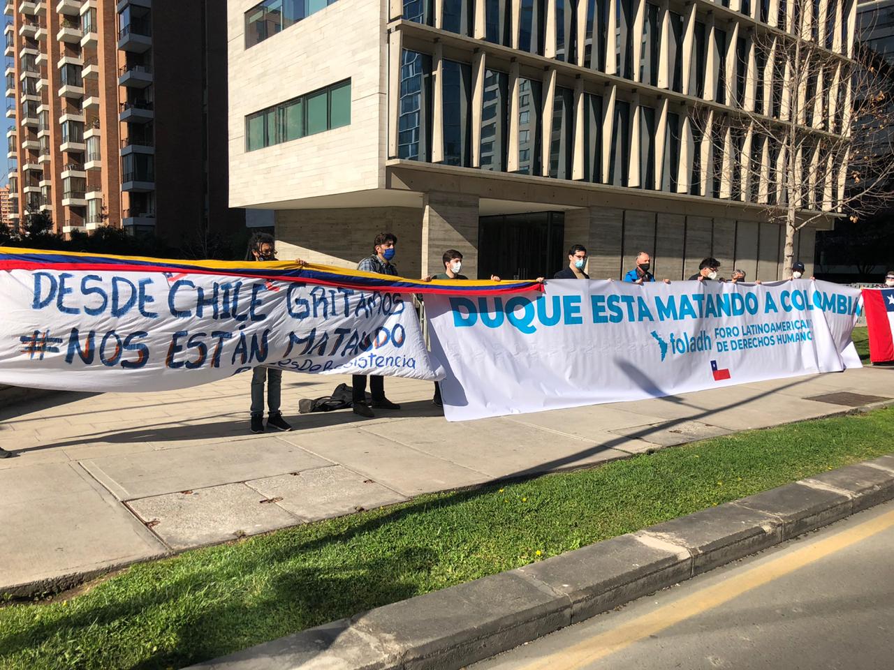 El Foladh condenó la serie de masacres que se suscitan en Colombia, así como la represión por parte de la Policía contra la población civil.