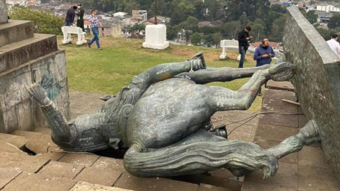 El CRIC señaló que si al Gobierno le indigna la violencia contra las estatuas, 