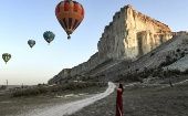 Conoce el llamativo festival de globos aerostáticos en Crimea