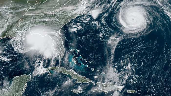 Mientras el huracán Sally avanzaba por el Golfo de México rumbo a EE.UU., Paulette se movía hacia el Atlántico Norte, donde aguas más frías lo hicieron 