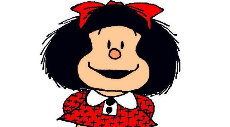Mafalda es la protagonista, la que da el nombre al comic. Se desconoce cuáles son sus apellidos como en casi todos los personajes pero en una tira. Ha sido un símbolo de feminismo y contrahegemonía. Edad: 6 años.