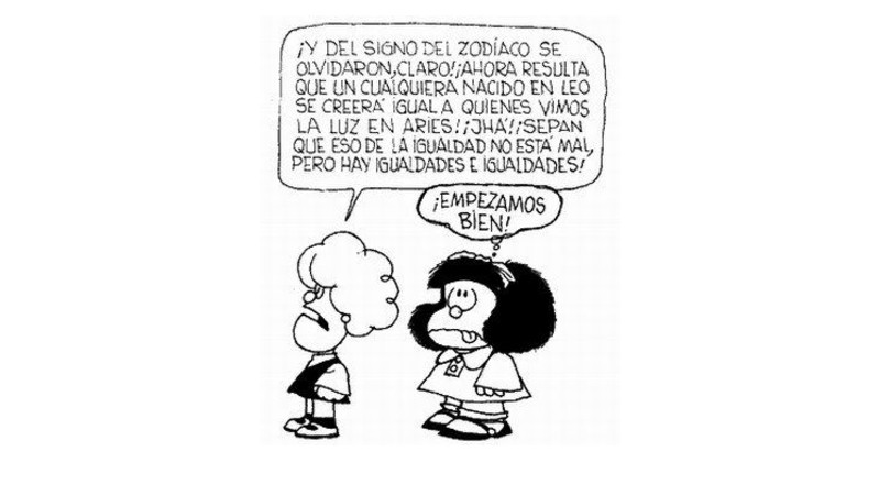 Susanita es la mejor amiga de Mafalda. Es el personaje mas egocéntrico de todos ya que odia compartir protagonismo. Edad: 6 años.
