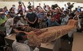 Egipto exhibe 59 sarcófagos enterrados hace más de 5.000 años