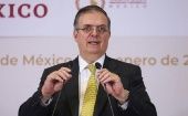 El canciller mexicano recordó que las soluciones unilaterales no solucionan las crisis económicas globales. 