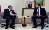 A inicios de esta semana, el presidente libanés, Michel Aoun, y el primer ministro designado, Saad Hariri, habían acordado limitar el número de carteras ministeriales.