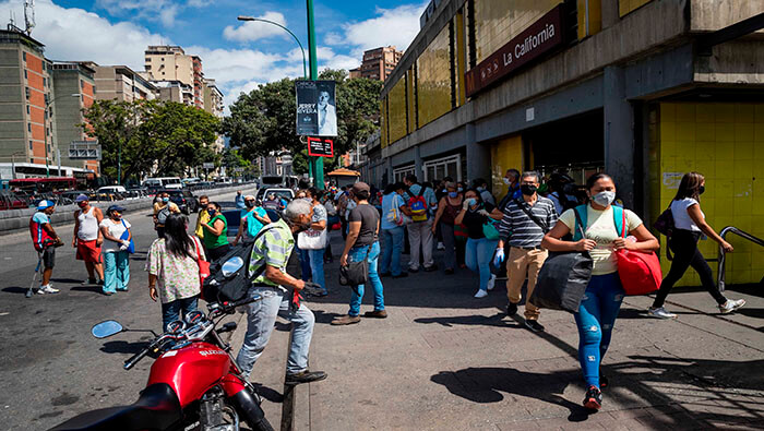 Venezuela contabiliza 103.548 contagios y 909 decesos por la Covid-19.