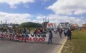 Los manifestantes también exigen a las centrales obreras un paro nacional y plan de lucha unificado. 