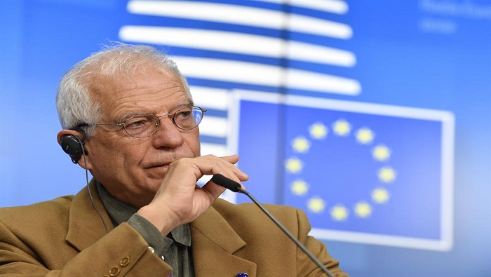 Josep Borrell informó que las restricciones se aplicarán a actos genocidas, crímenes de lesa humanidad y otras violaciones.