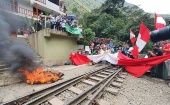 Turistas nacionales y extranjeros no podrán visitar Machu Picchu por suspensión del servicio de trenes de parte de Peru-Rail. 