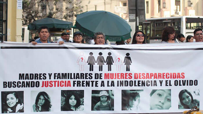 De acuerdo al organismo peruano en noviembre, 190 mujeres adultas fueron reportadas como desaparecidas.