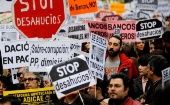 La situación de los desahucios generó numerosas protestas en España durante los últimos días.