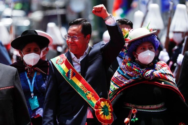 Luis Arce, al frente del gobierno de Bolivia desde noviembre pasado ha tenido que deshacer las arbitrariedades del gobierno de facto, de Jeanine Áñez.
