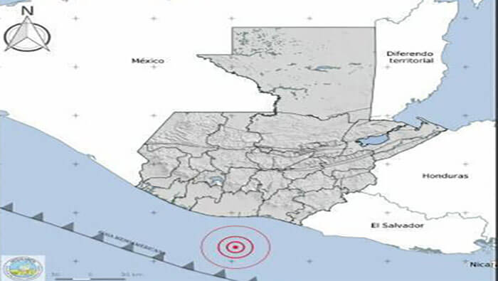 El sismo se sintió también en varias regiones de El Salvador.