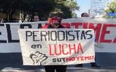 El Sindicato Único de Trabajadores de la agencia de prensa mexicana Notimex recordó que aunque el paro comenzó en febrero de 2020, "el origen del conflicto laboral se dio en el mes de junio de 2019".