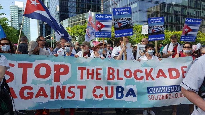 La campaña internacional por la eliminación del bloqueo moviliza cada vez más a un mayor número de amigos de Cuba y su Revolución.