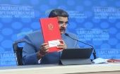 "Nuestro mensaje es de la lucha permanente contra el narcotráfico”, alertó Maduro.