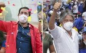  El ganador de la segunda vuelta electoral entre Arauz y Lasso asumirá la presidencia de Ecuador el 24 de mayo próximo para el periodo 2021-2025.