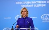 La portavoz del Ministerio de Exteriores de Rusia, María Zajárova calificó de "circo" las sanciones de la UE