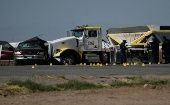 La colisión tuvo lugar a 15 kilómetros al norte de la frontera entre EE.UU. y México.