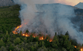 Vea el desastre causado por incendios en región de la Patagonia