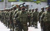 El ministro especificó que los grupos armados colombianos están atacando al Ejército venezolano con armas largas y explosivos.