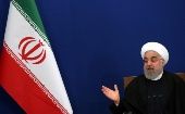 Debemos "contrarrestar la agresión y las acciones hostiles y racistas de Israel", precisó el mandatario iraní, Hassan Rouhani.