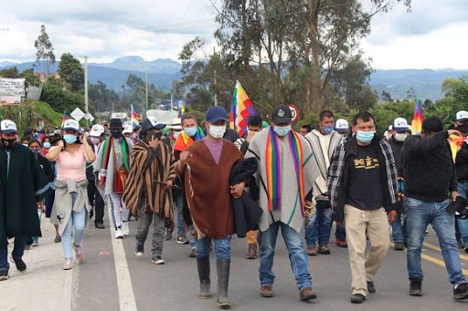 Los indígenas recalcaron el derecho a reunirse y movilizarse, en un comunicado oficial.