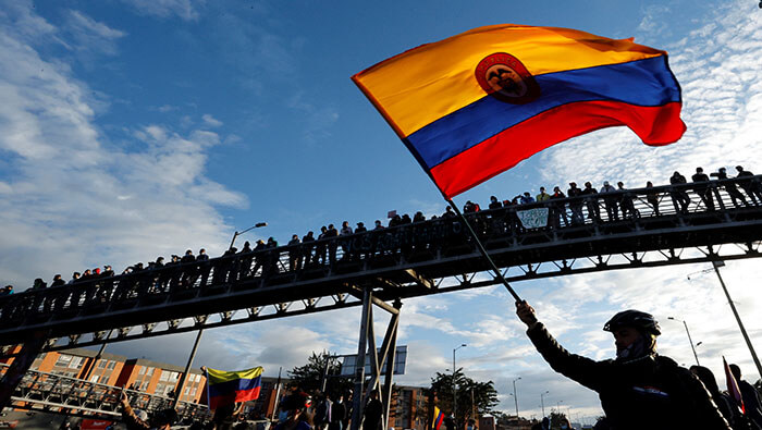 Las protestas en Colombia se han prolongado desde el 28 de abril bajo una serie de demandas, incluida el cese de la violencia y represión policial.