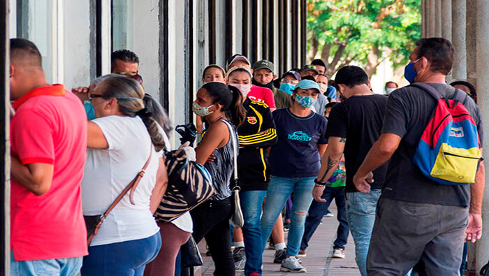 Venezuela sumó 1.188 casos de transmisión comunitaria de la Covid-19 en las últimas 24 horas.