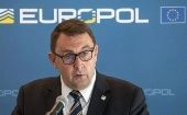 Jean-Philipe Lecouffe, vicedirector de operaciones de la Europol, ofreció detalles en conferencia de prensa sobre las detenciones, requisas e incautaciones de la operación internacional.