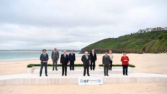 Los lideres del G7 expresaron su apoyo a los objetivos del pacto nuclear iraní de 2015.