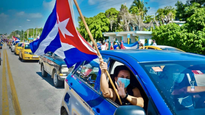 Las movilizaciones de solidaridad con Cuba se desarrollaron este fin de semana en unas 50 ciudades del mundo.