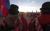 Pueblos originarios reciben Año Nuevo Andino Amazónico en Bolivia