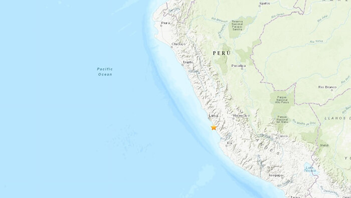 Perú se ubica en la zona denominada Cinturón de Fuego del Pacífico, donde se registra aproximadamente el 85 por ciento de la actividad sísmica mundial.